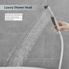 Load image into Gallery viewer, Free Standing Tub Faucet Floor Mount Freestanding Tub Faucets, Brass Stand Alone Tub Filler, Waterfall High Flow Bathtub Shower Mixer Tap - SHBT011
