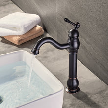 Load image into Gallery viewer, MYHB 360° Swivel Bathroom Vessel Sink Faucet with POP UP Drain Single Handle Lever Bowl Tap Mixer
